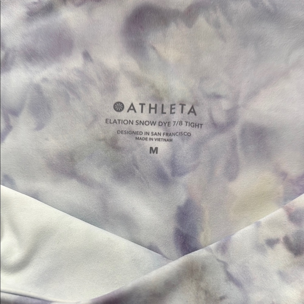 Athleta Elation Snow Dye 7/8 Tight